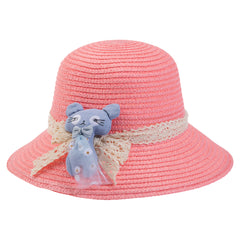 Nessiworld Baby Straw Hat (2-6 Years) Y24700-01 Pink