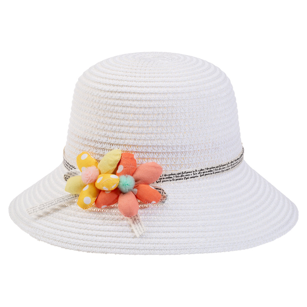 Nessiworld Baby Straw Hat (2-6 Years) Y24700-03 White