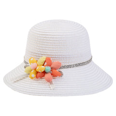 Nessiworld Baby Straw Hat (2-6 Years) Y24700-03 White