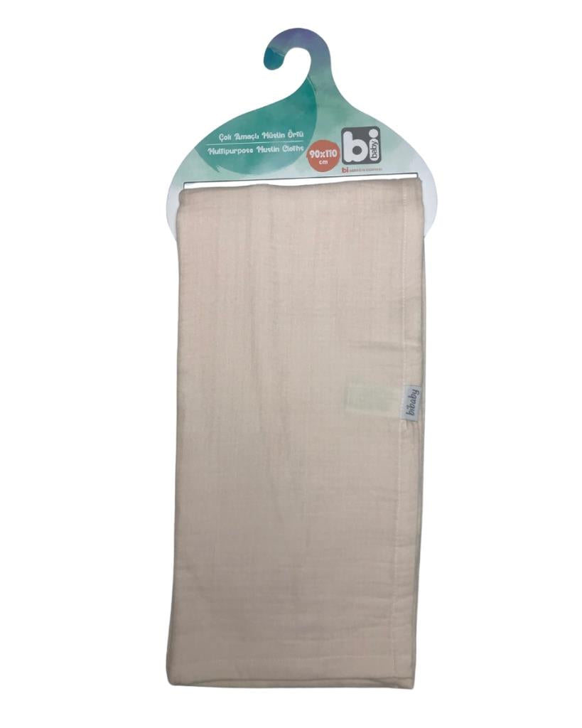 Nessiworld Bibaby 4 Layer Muslin 90x110 Blanket 64700 Salmon