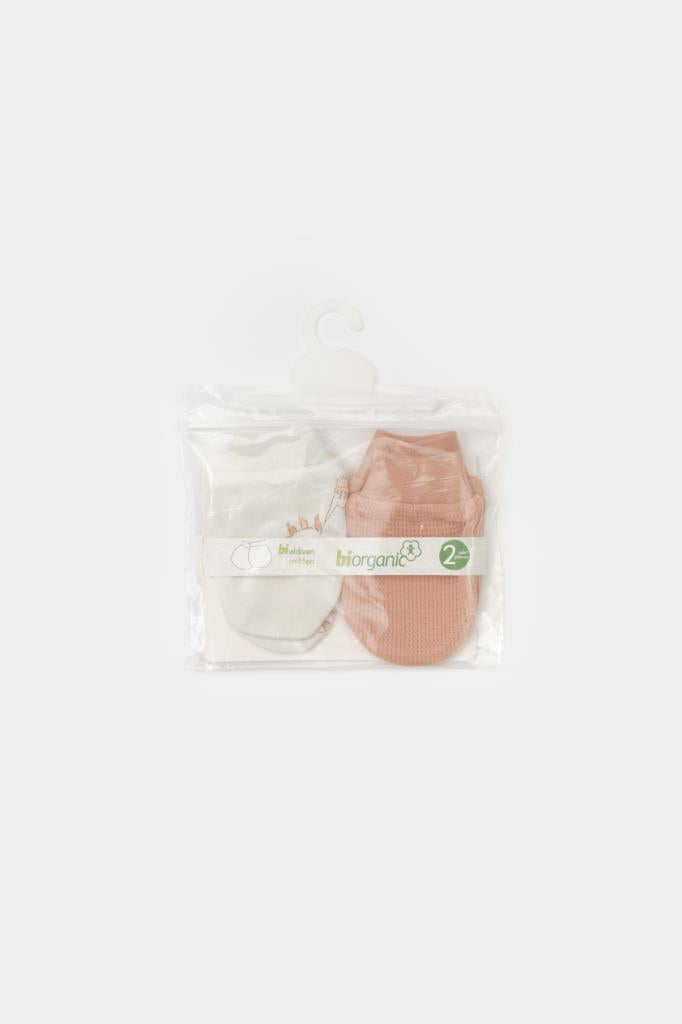 Nessiworld Bibaby Biorganic Teach Me 2'Li Bebe Eldiven 72240 Red
