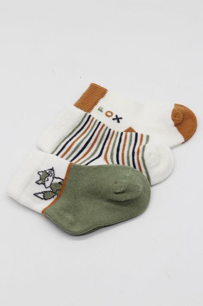 Nessiworld Bistyle 3-Pack Combed Cotton Ankle Socks BS10109 Nil