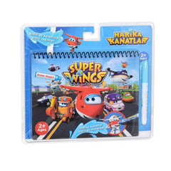 Nessiworld BK006 Gepettoys, Livre de coloriage magique Super Wings