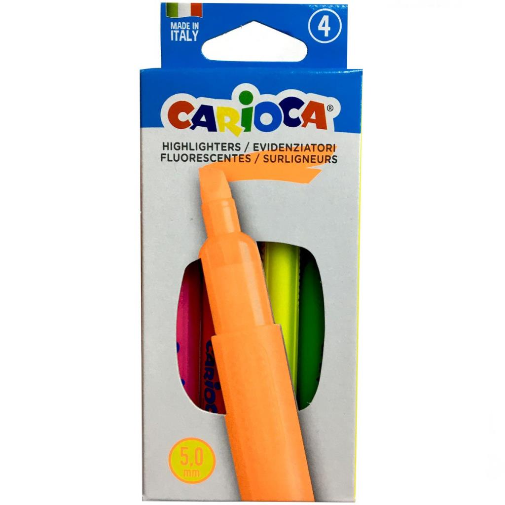 Nessiworld Carioca Fluorescent Colors Marker Pen 4 Colors 42867