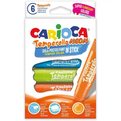 Nessiworld Carioca Temperello Stick Poster Coloring Pen Highlighter 6-Pack 42675