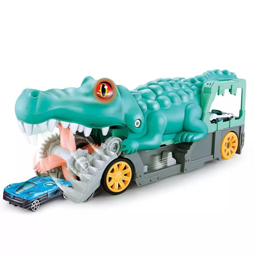 Nessiworld Catapult Car Launcher Sound Crocodile