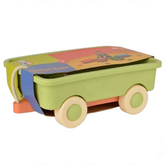 Nessiworld Pull Pull My First Wagon Car Green