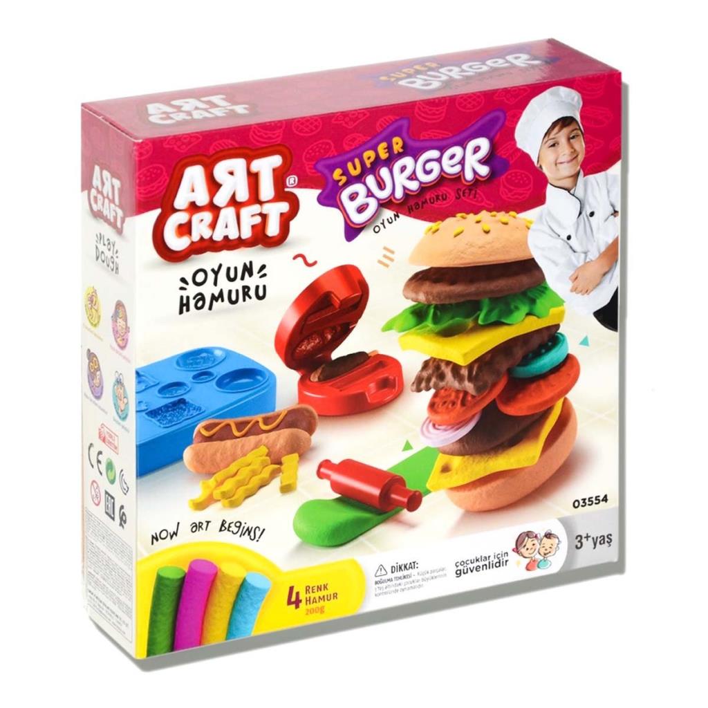 Ensemble de pâte à modeler Hamburger Grand-père Nessiworld