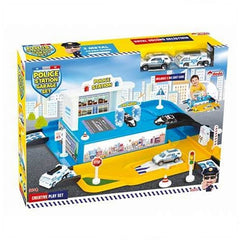 Nessiworld Grandfather Police Station Garage Set