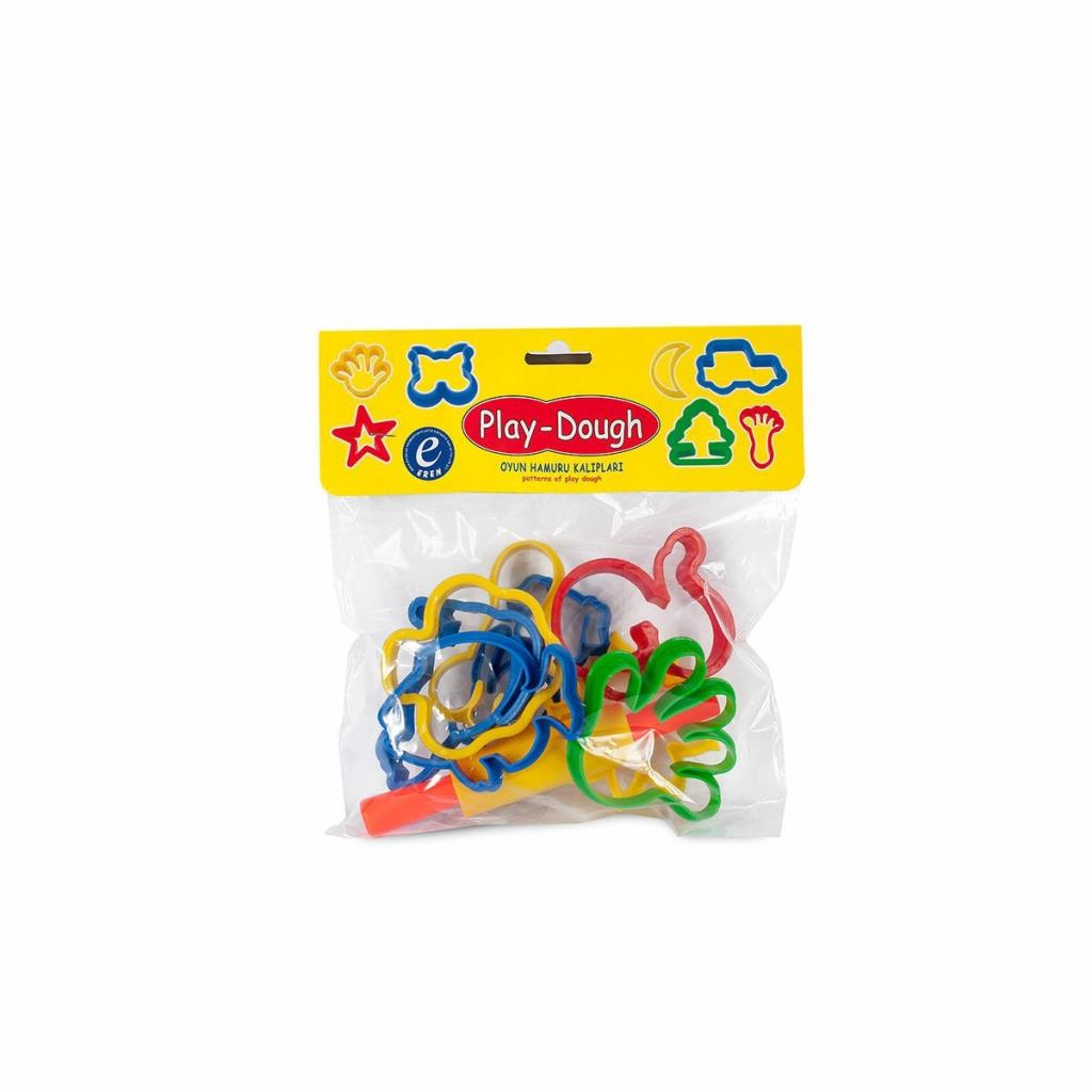 Nessiworld ERN-015 Bagged Play Dough Molds Large Shapes - Eren Educational Toys