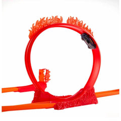 Nessiworld HMC04 Hot Wheels Track Builder Flame Themed Stunt Set