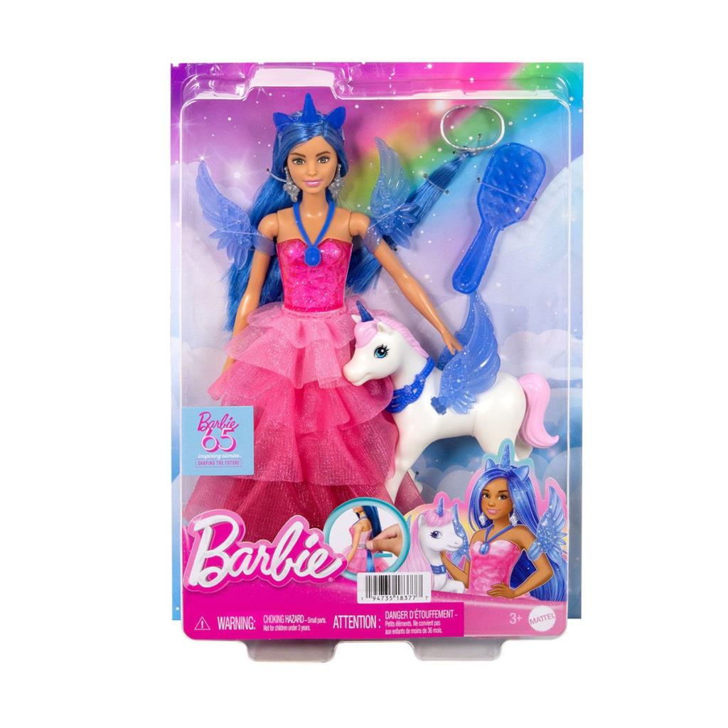 NessiWorld HRR16 Barbie Blue Haired Princess Doll