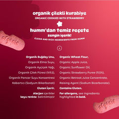 Nessiworld Humm Organik Vegan Çilekli Kurabiye 55 Gr