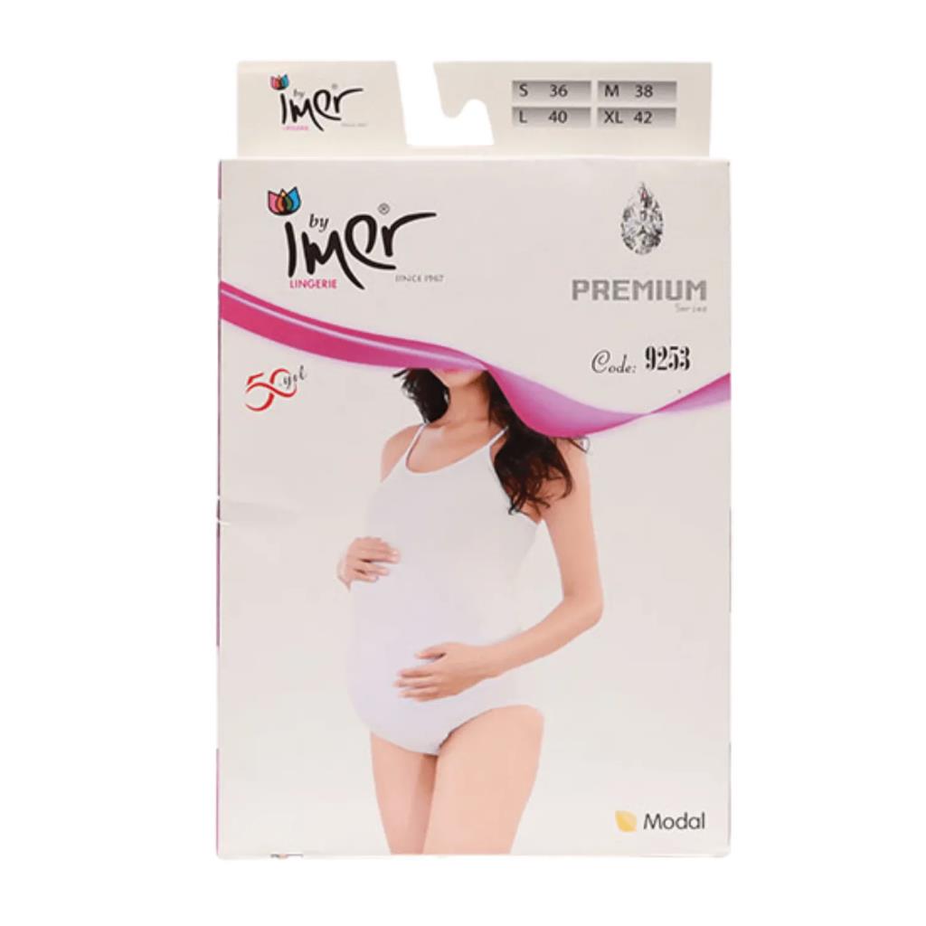 Nessiworld Nessiworld İmer Maternity Snap Bodysuit 9253 White