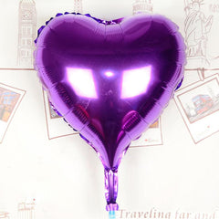 Nessiworld Heart Balloon Foil Purple 80 cm 32 inch