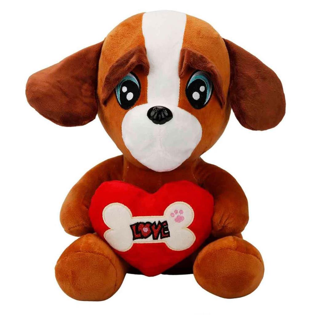 NessiWorld Heart Plush Dog 30 cm.