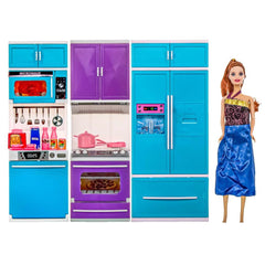 Nessiworld Frozen Baby and 3-Piece Kitchen Set