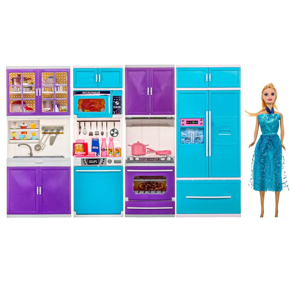 Nessiworld Frozen Baby and 4-Piece Kitchen Set