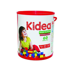 Nessiworld KID-1002 Chiva, 60 Pieces Wooden Blocks 