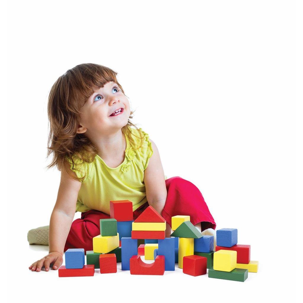 Nessiworld KID-1002 Chiva, 60 Pieces Wooden Blocks 