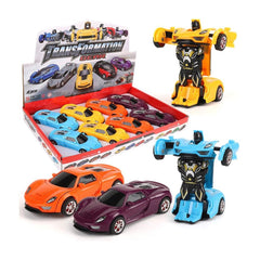 Voiture robot transformable à friction Nessiworld KNS-2019-2 - Vardem Toys