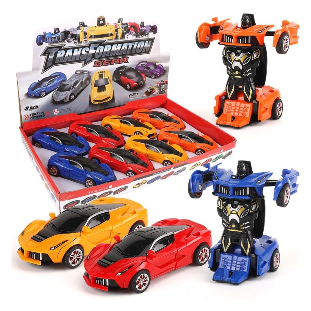 Voiture robot transformable à friction Nessiworld KNS-2019-3 - Vardem Toys