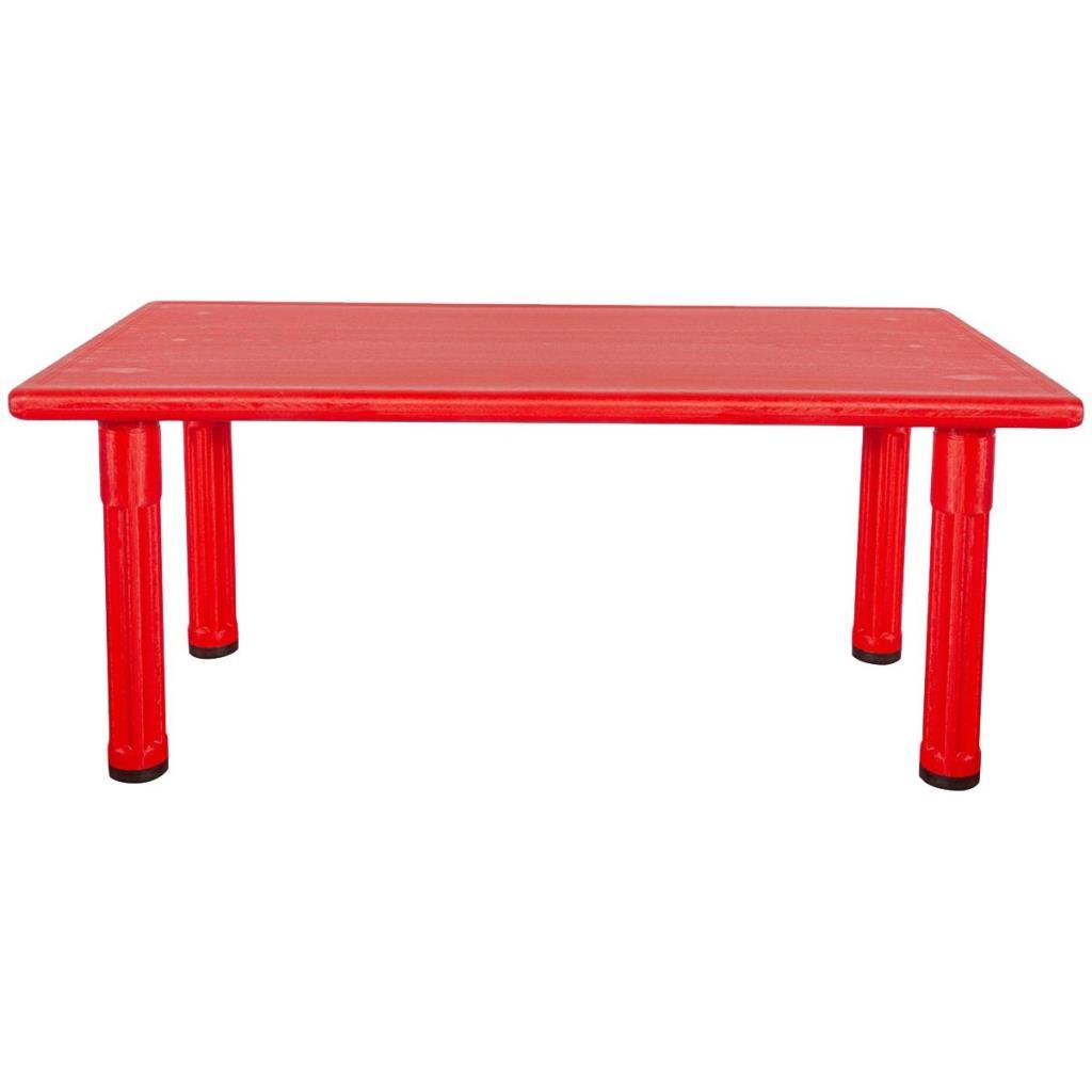 Nessiworld King Table Plastic Legs Red