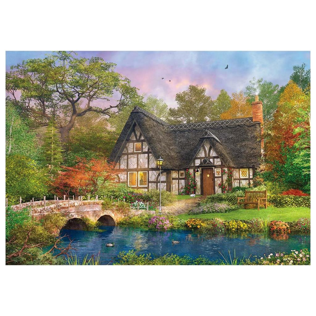 Nessiworld KS The Stoney Bridge Cottage 2000 Piece Puzzle
