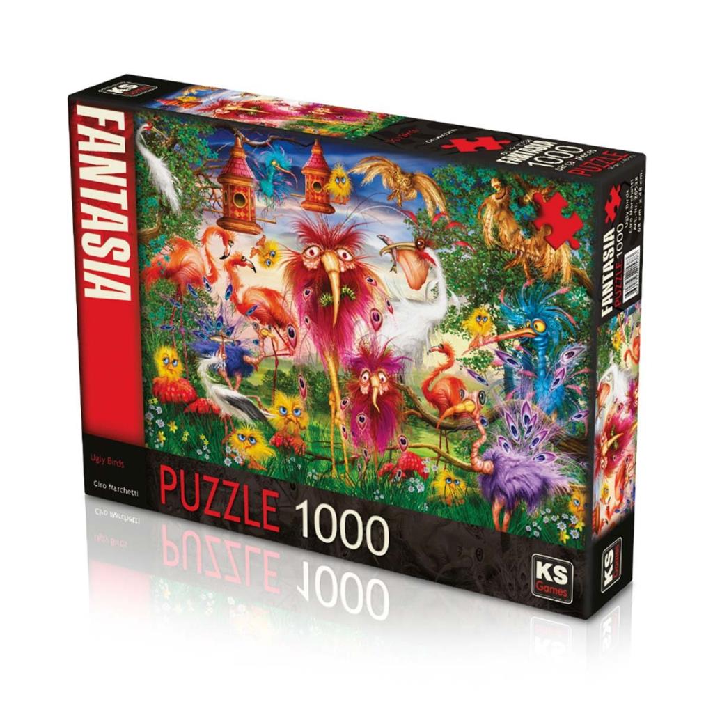 Nessiworld KS Ugly Birds 1000 Piece Puzzle