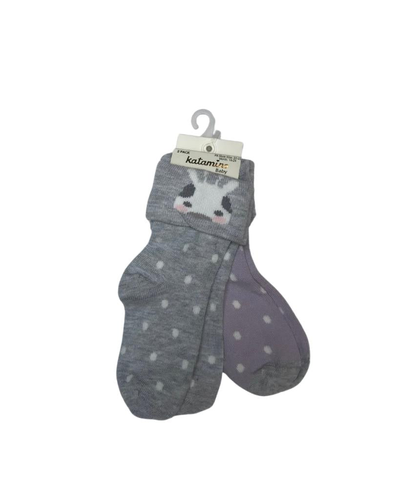 Nessiworld Lintan 2-Pack Baby Socks K46272 Assortment