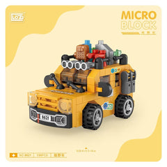 Nessiworld LZ8621 LOZ Araba Blok Seti Mini Poşet -Vagon life