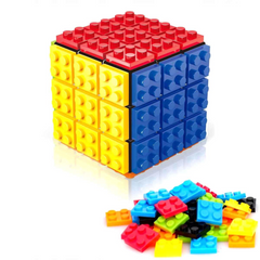 Nessiworld Magic Cube Lego Piece Educational Patience Cube