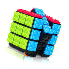 Nessiworld Magic Cube Lego Piece Educational Patience Cube