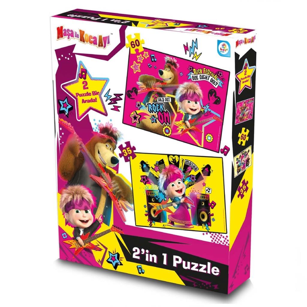 Nessiworld Masha and the Bear 2 Piece Puzzle