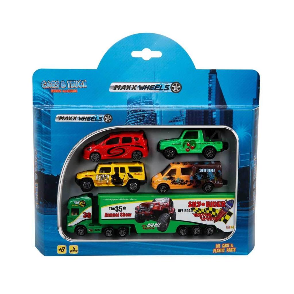 Nessiworld Maxx Wheels 5-Piece Car Set