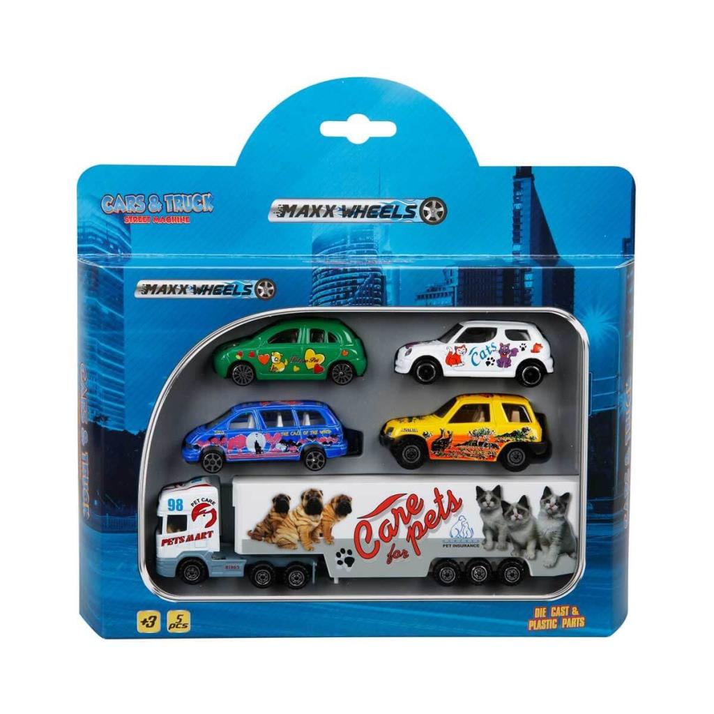 Nessiworld Maxx Wheels 5-Piece Car Set