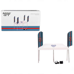 Nessiworld Mini GT 1:64 Martini Racing Paddock Service Tent Set