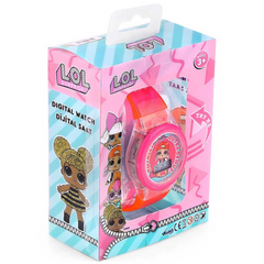 Nessiworld MiniFlak Licensed LOL Surprise LOL7210 Kids Pink Light Children's Wristwatch