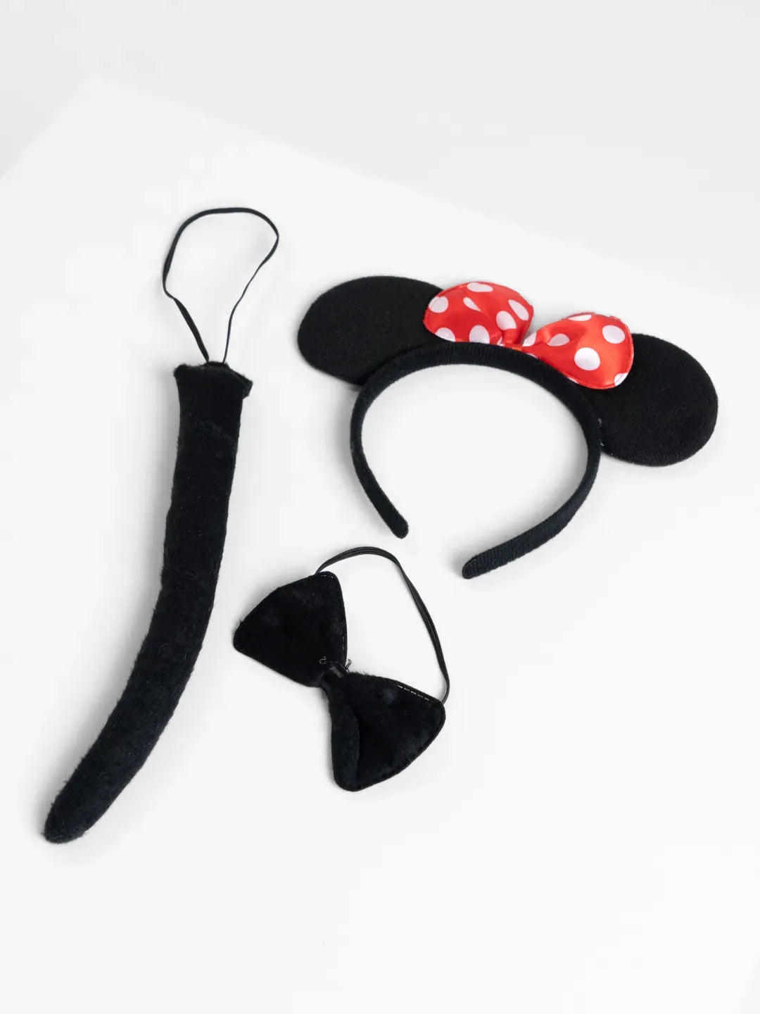Nessiworld Minnie Mouse Costume Set Crown Tail Bow Tie Show Set