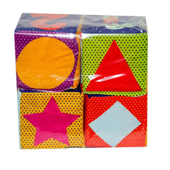 Nessiworld Nessiworld MOL-121 PVC 4-piece Educational Cube - Asya Oyuncak