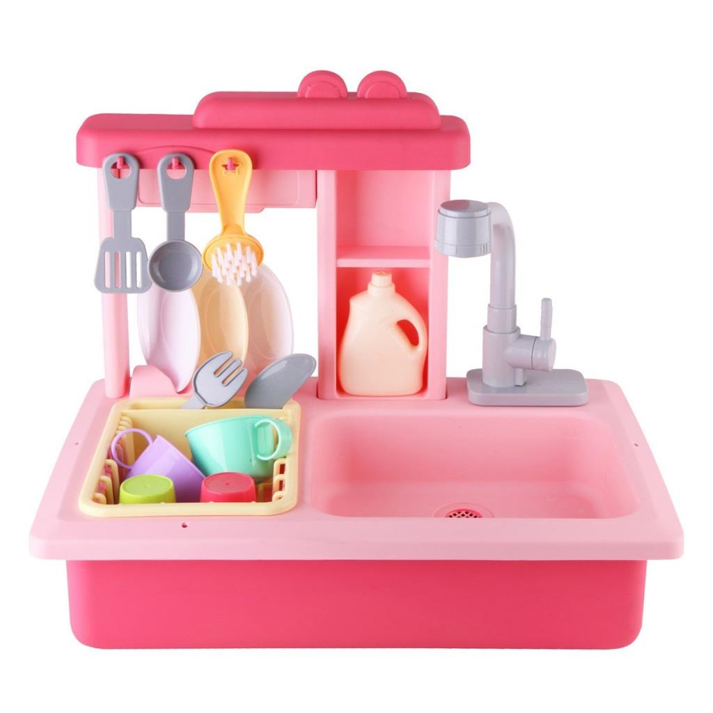 Nessiworld Battery Operated Interactive Sink Set Pink
