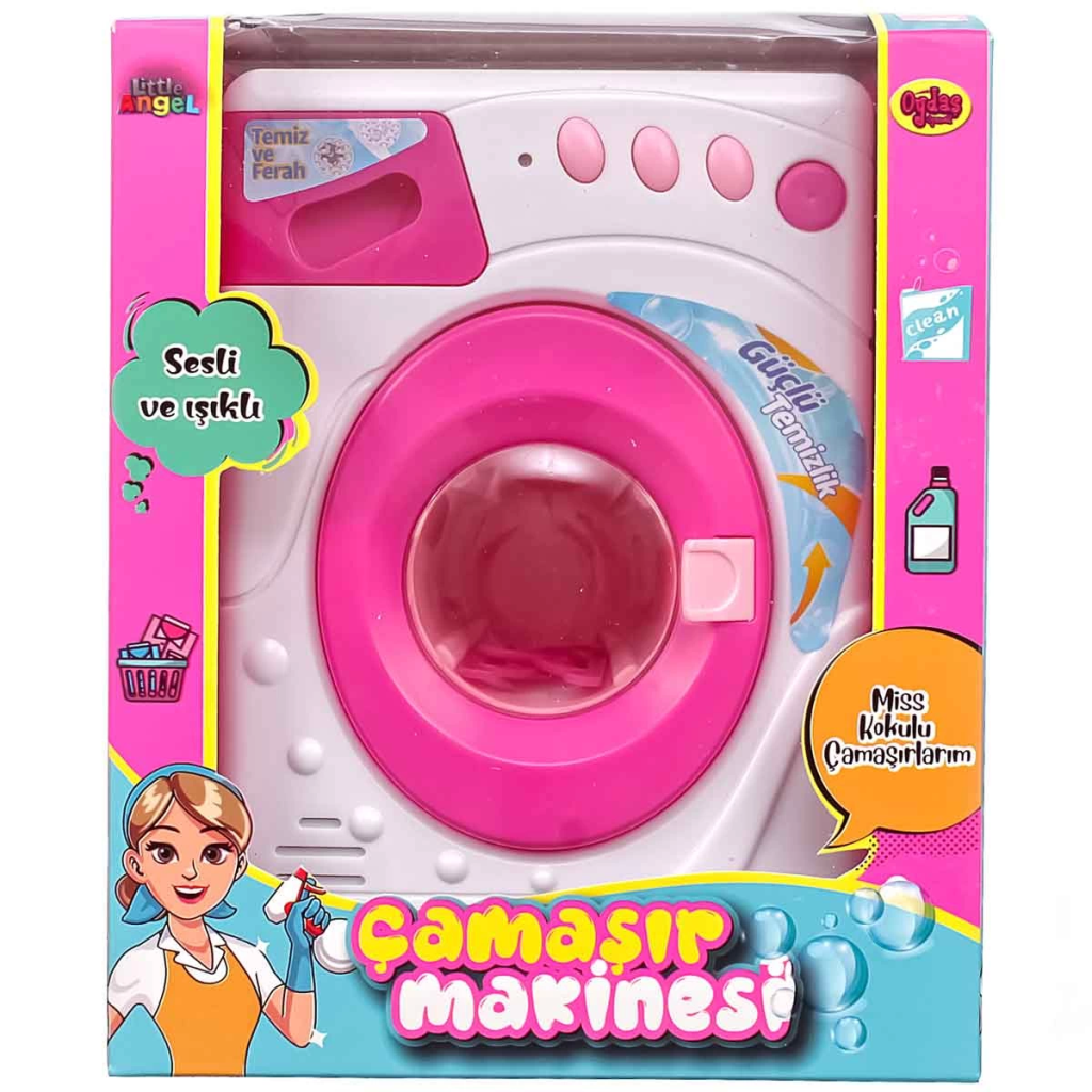 Nessiworld Battery-Operated Light and Sound Washing Machine 02604