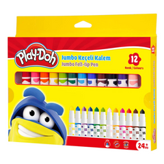 Nessiworld Play-Doh Jumbo Felt Tip Pen Cardboard 12 Colors 8 mm
