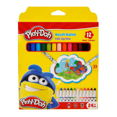 Nessiworld Play-Doh Felt Tip Pen 12 Colors Cardboard Box