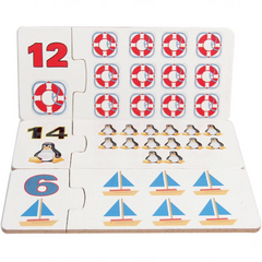 Nessiworld Playwood Wooden Educational Puzzle Numbers