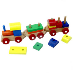 Nessiworld Playwood Educational Wooden Puzzle Train