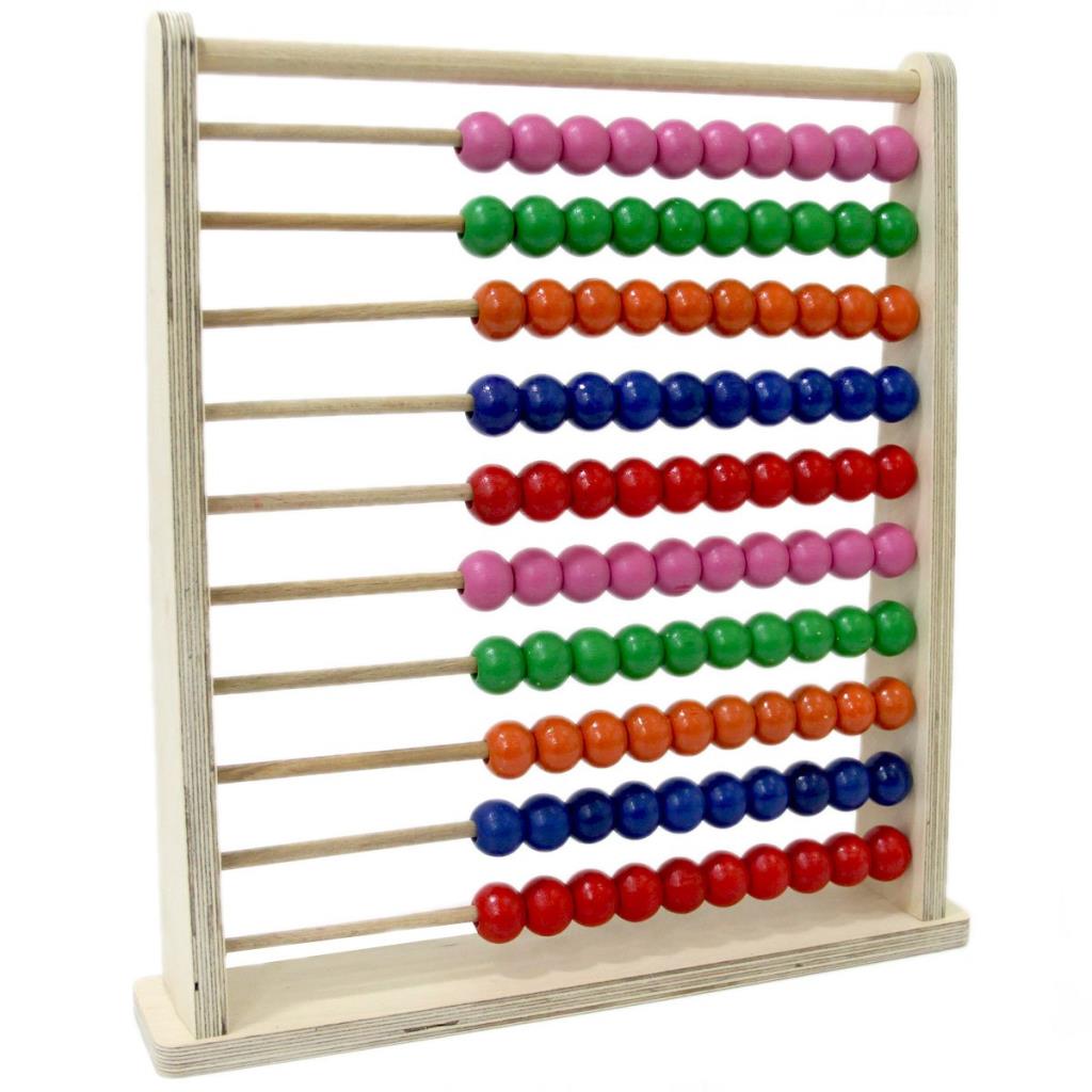 Nessiworld Playwood Educational Large Wooden Abacus