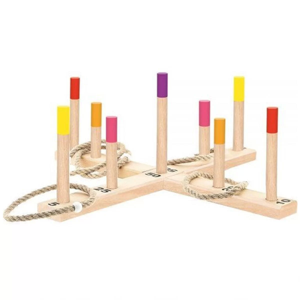 Nessiworld Playwood Wooden Ring Toss Game in a Box