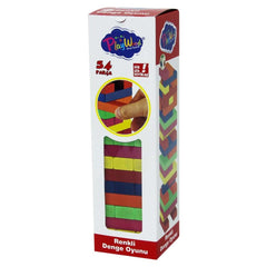 Nessiworld Playwood Colorful Wooden Balance Game 54 Pieces