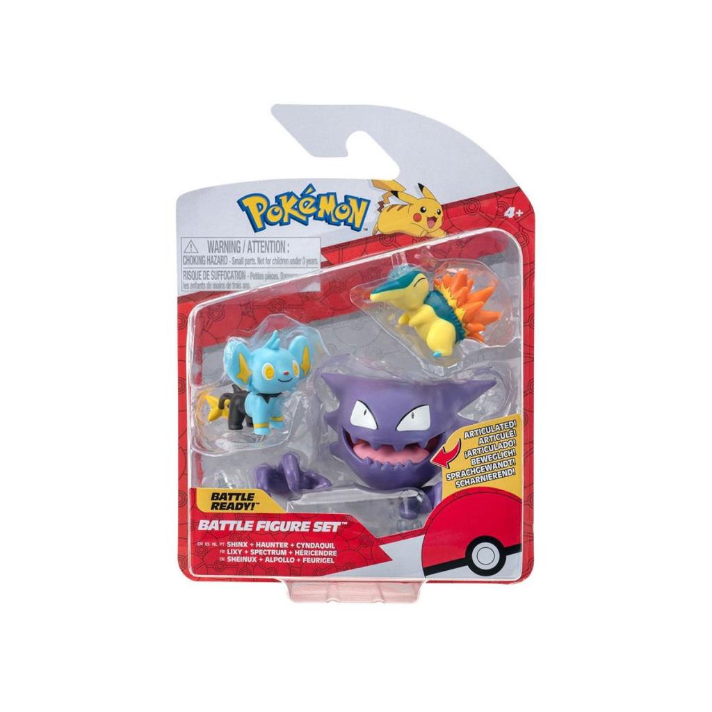 Nessiworld POK 95155-R Pokemon Battle 3-Piece Figure Set